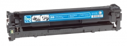 Заправка картриджа HP 125A Cyan принтера HP LJ CP1215/CP1515/CP1518/CM1312 цветной (CB541A)